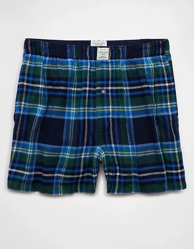 AEO Plaid Stretch Classic Boxer Short