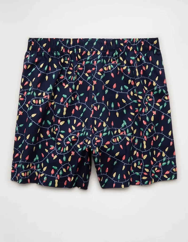 AEO Holiday Lights Stretch Boxer Short