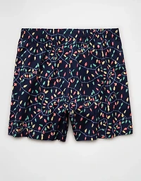 AEO Holiday Lights Stretch Boxer Short
