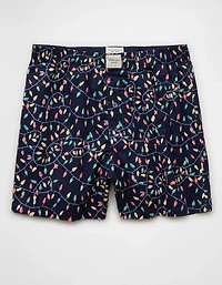 AEO Holiday Lights Stretch Boxer Short