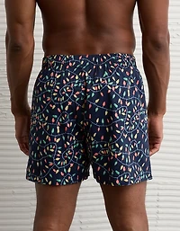 AEO Holiday Lights Stretch Boxer Short