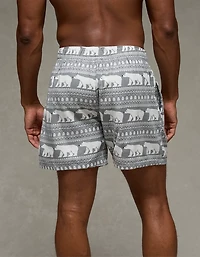 AEO Polar Bears Flannel Pocket Boxer