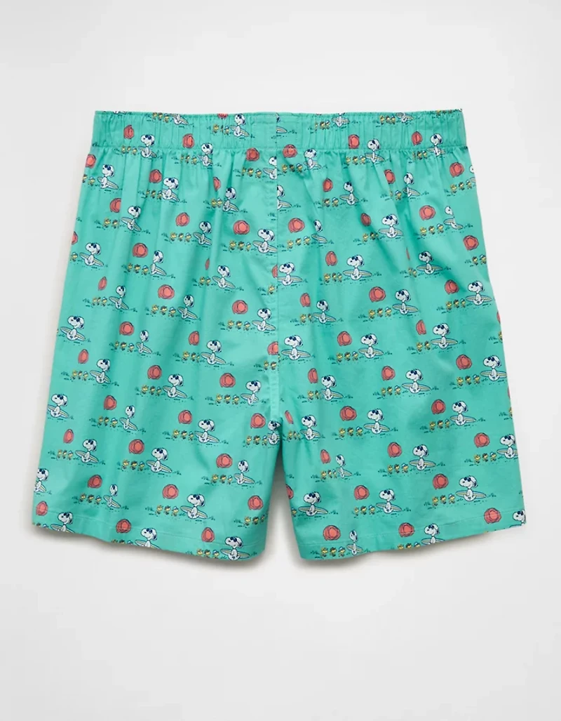 Caleçon boxeur en coton extensible Snoopy pour hommes AEO