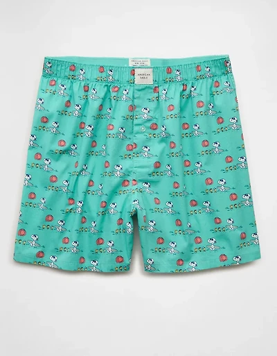 Caleçon boxeur en coton extensible Snoopy pour hommes AEO