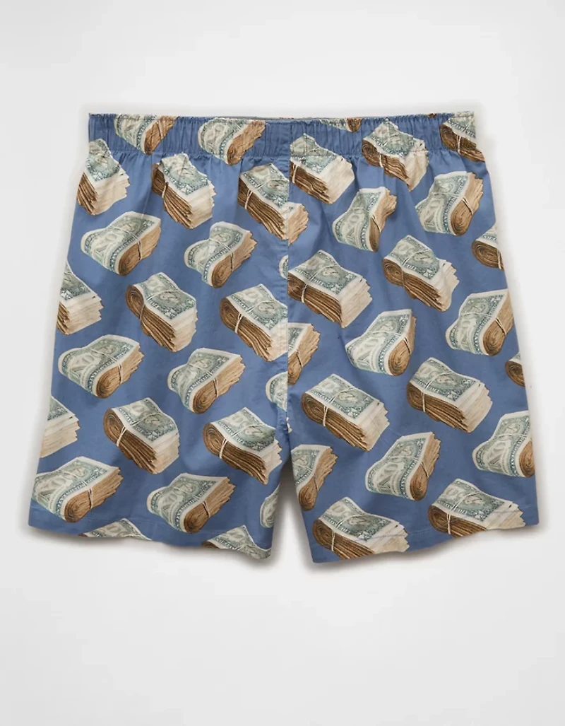 AEO Men's Dollar Bills Stretch Boxer Short