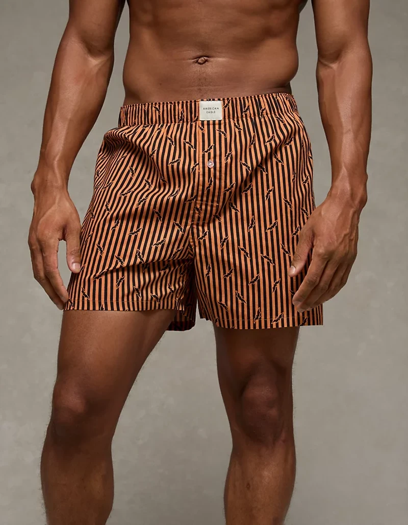 AEO Men's Bat Stripes Stretch Boxer Short
