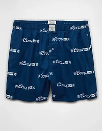 AEO Men's Coors Banquet Flannel Boxer Short