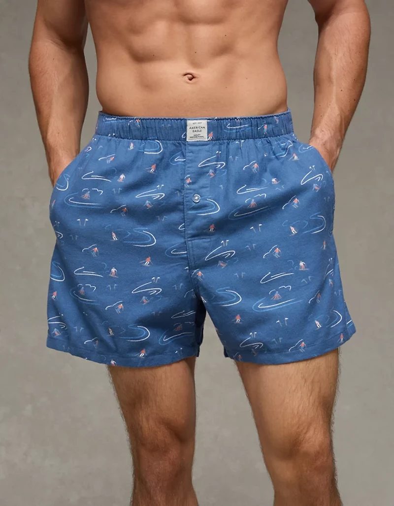 AEO Men's Flannel Boxer Short