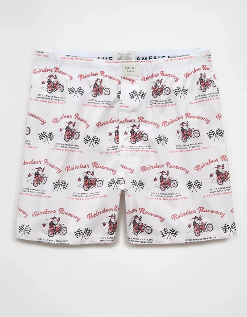 AEO Santa Motorcycle Stretch Classic Boxer Short