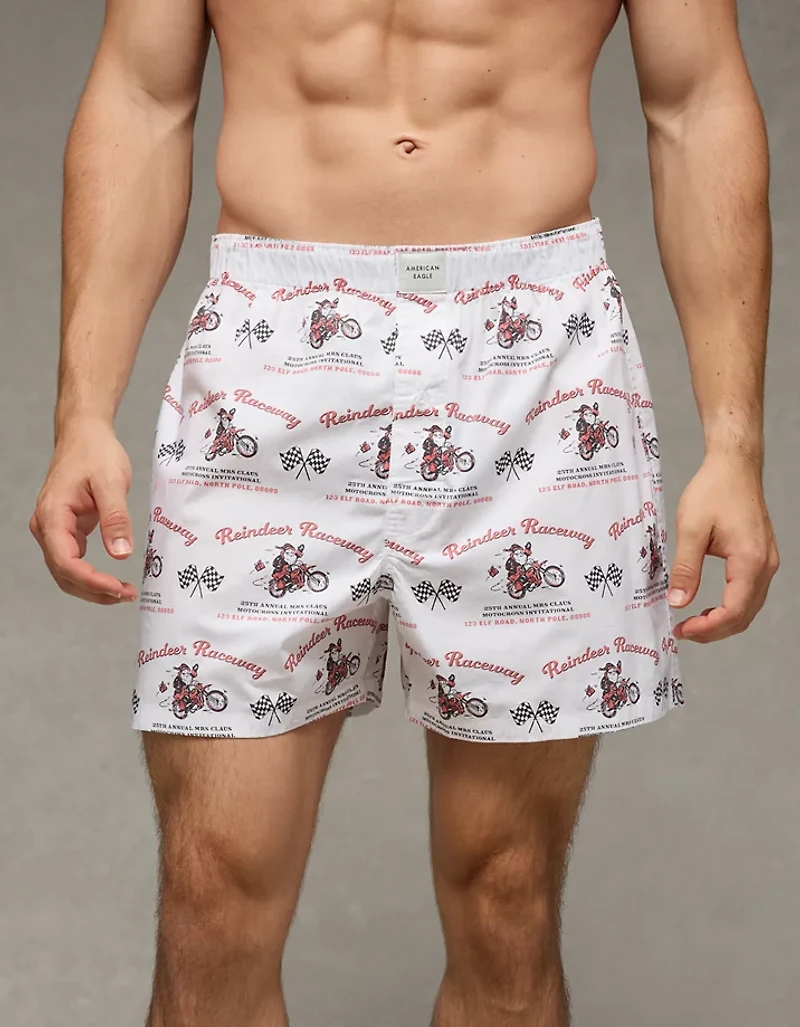 AEO Santa Motorcycle Stretch Classic Boxer Short