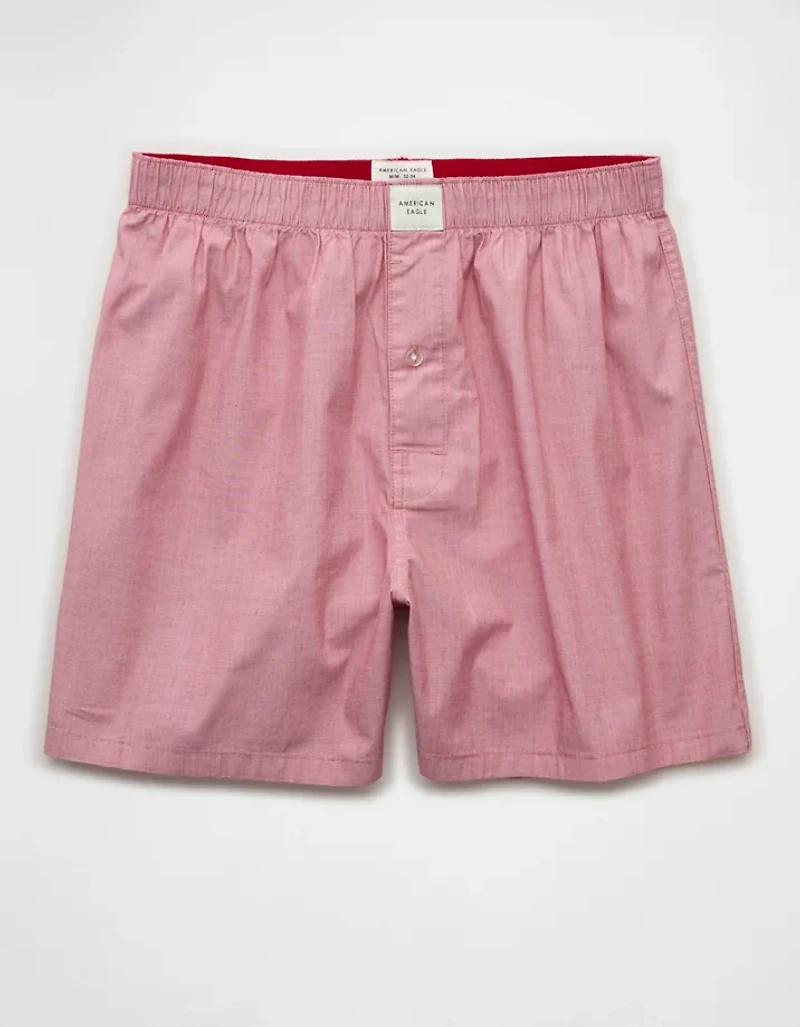 AEO Men's Solid Stretch Boxer Short