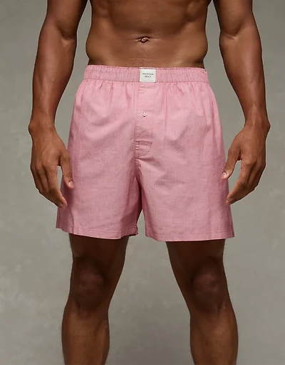 AEO Men's Solid Stretch Boxer Short