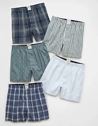 AEO Men's Stretch Boxer Short 5-Pack