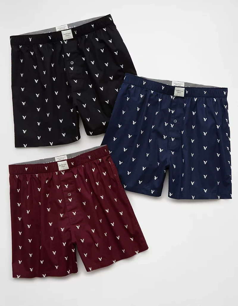 AEO Men's Stretch Boxer Short 3-Pack
