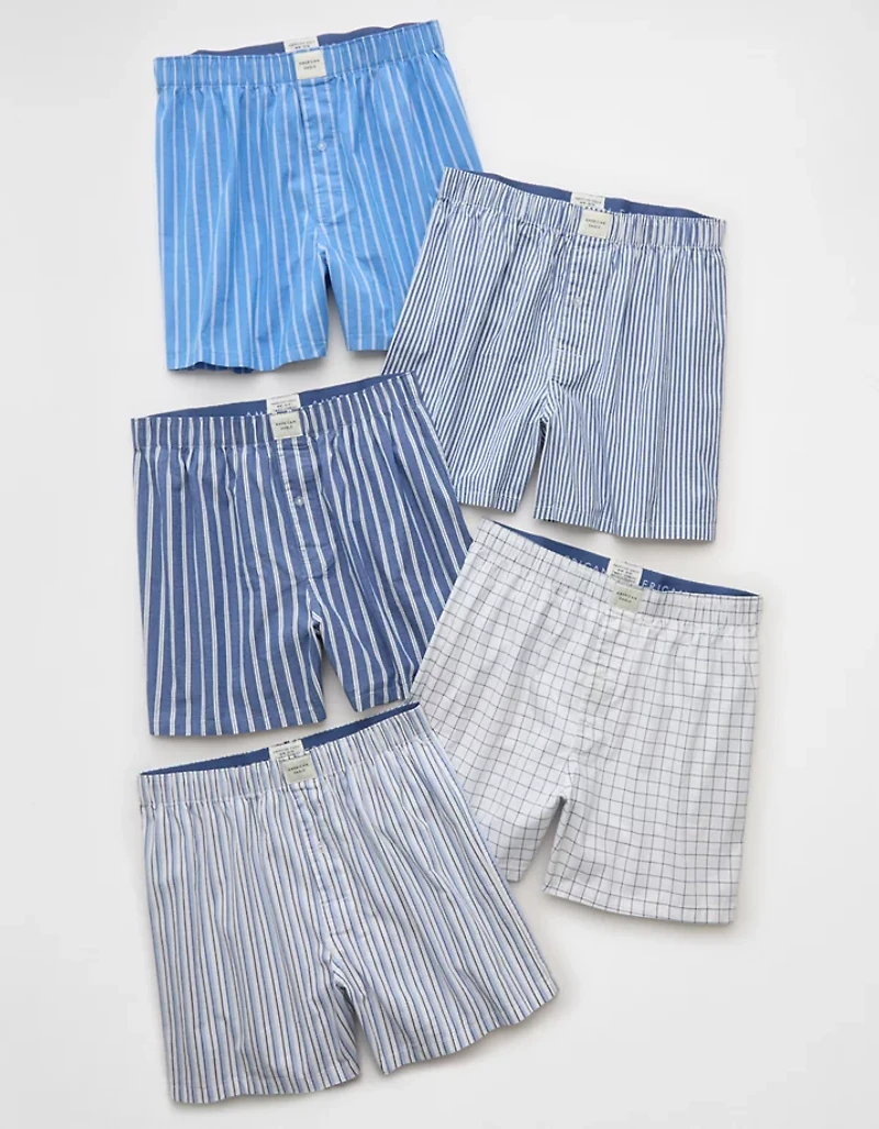 AEO Men's Stretch Boxer Short 5-Pack