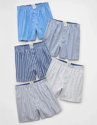 AEO Men's Stretch Boxer Short 5-Pack