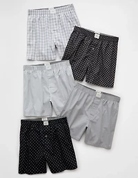 AEO Men's Stretch Boxer Short 5-Pack