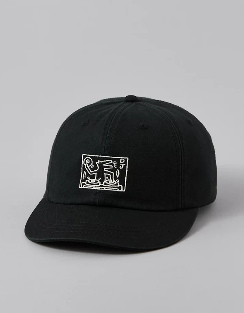 Casquette de baseball pour papa brodée Keith Haring AE