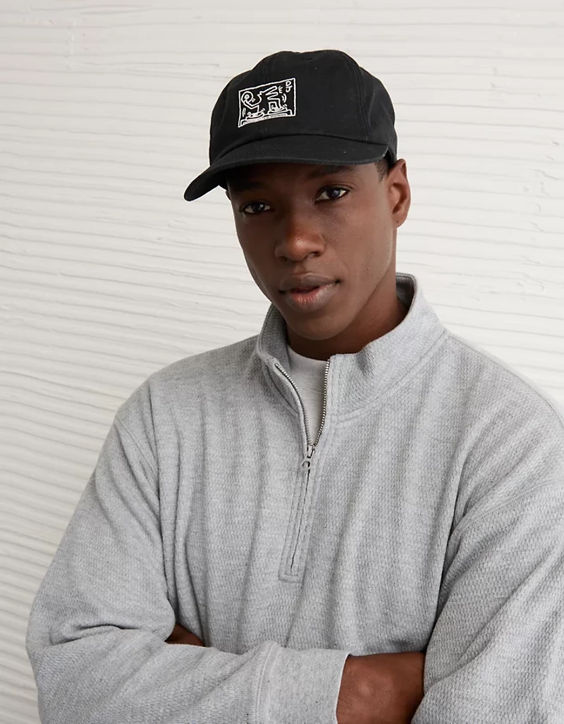 Casquette de baseball pour papa brodée Keith Haring AE