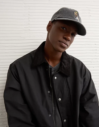 Casquette de baseball pour papa brodée Basquiat AE