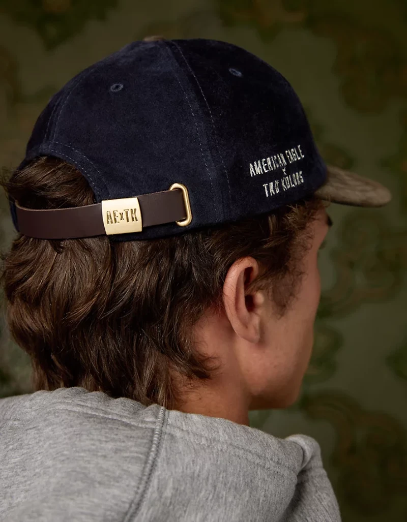 Casquette de baseball en suède AE x Tru Kolors