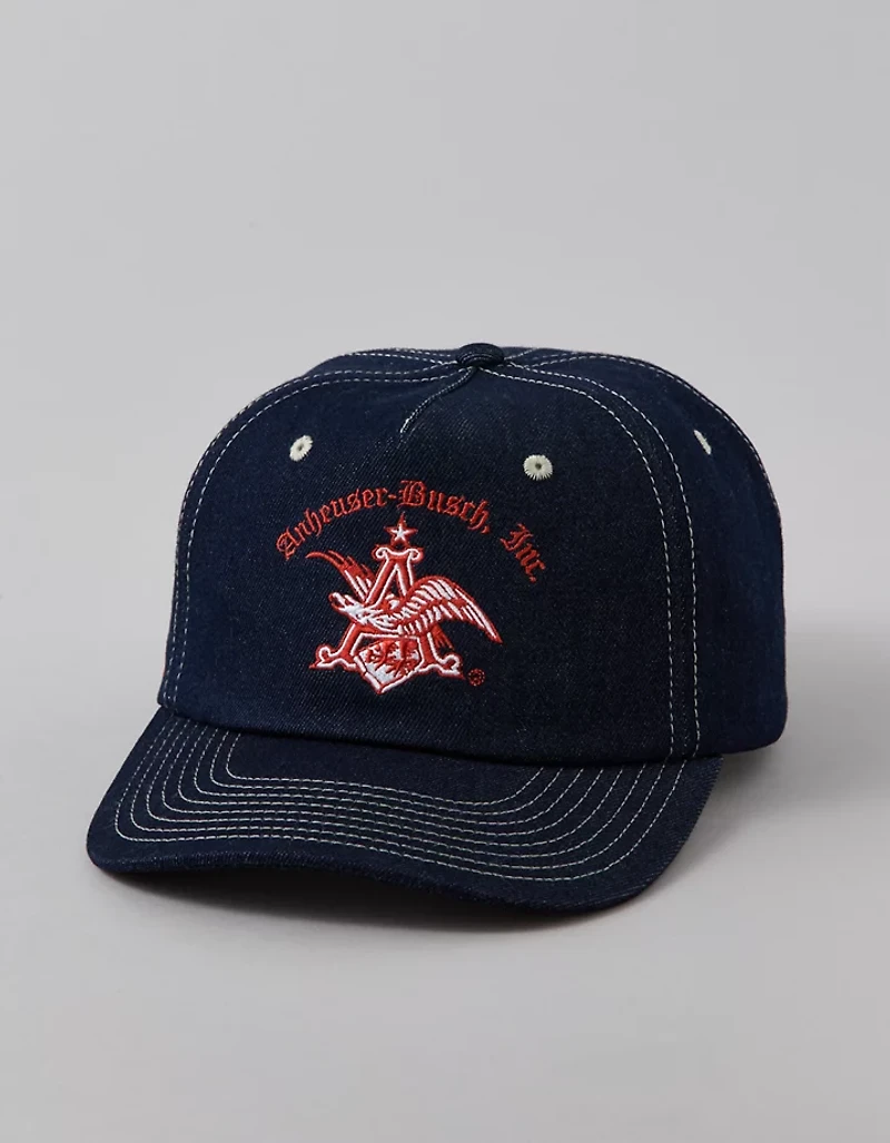AE Anheuser Busch Denim Retro Hat