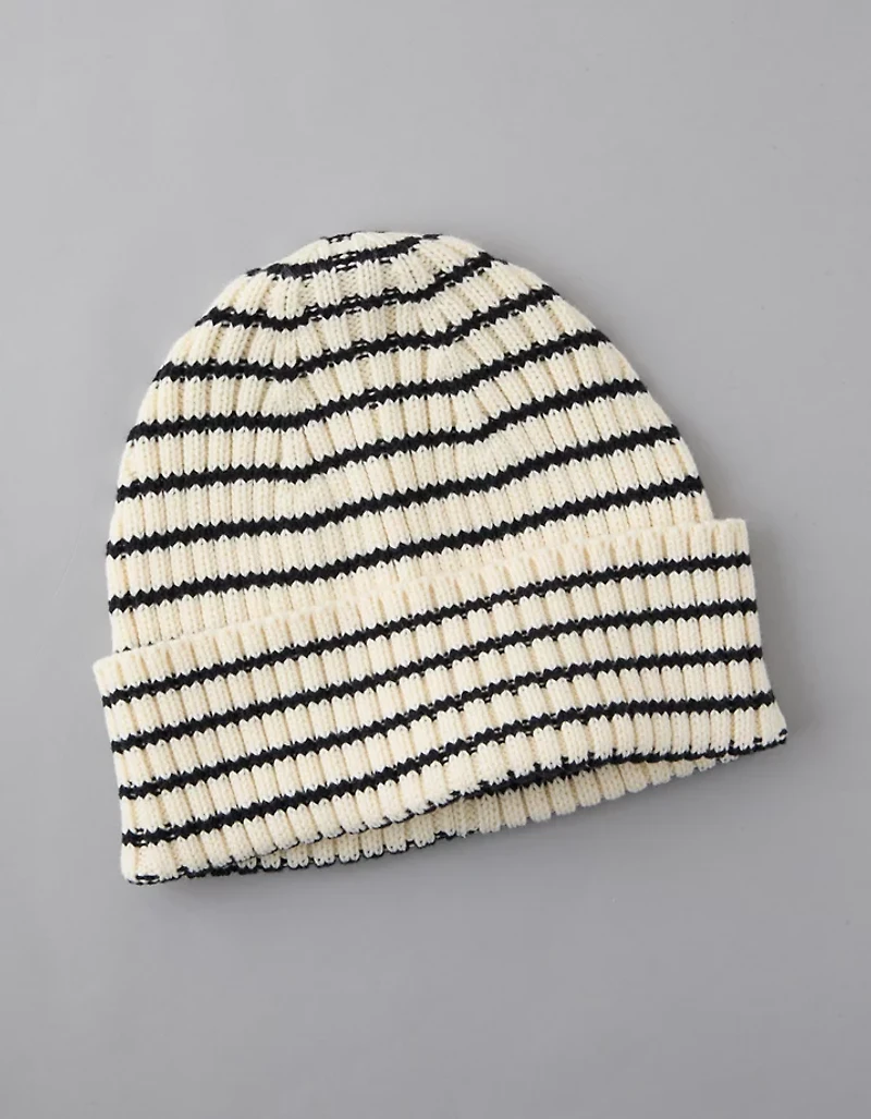 AE Striped Ribbed Beanie