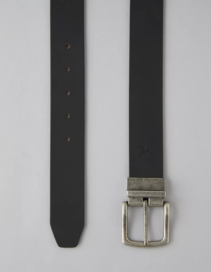 Ceinture en cuir réversible AE