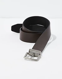Ceinture en cuir réversible AE