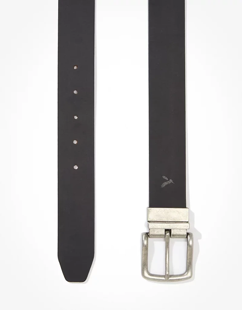 Ceinture en cuir réversible AE
