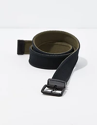 Ceinture en toile réversible AE