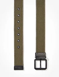 Ceinture en toile réversible AE