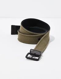 Ceinture en toile réversible AE