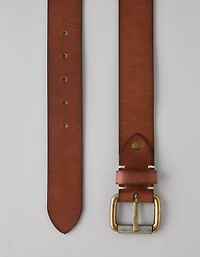 Ceinture en cuir poli AE