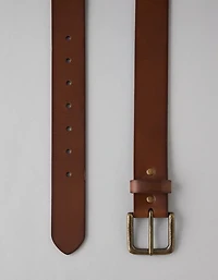 Ceinture en cuir à un ardillon AE