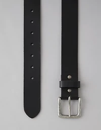AE Square Buckle Leather Belt