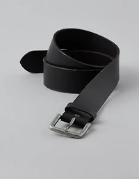 AE Square Buckle Leather Belt