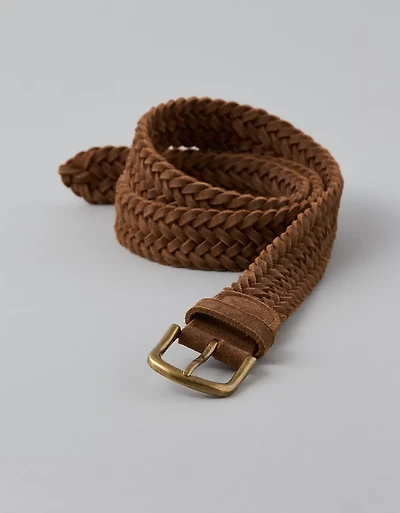 AE Braided Leather Belt