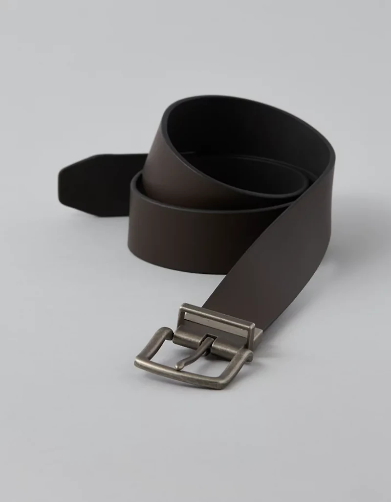 AE Black Leather Belt