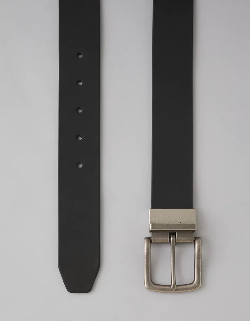 AE Black Leather Belt