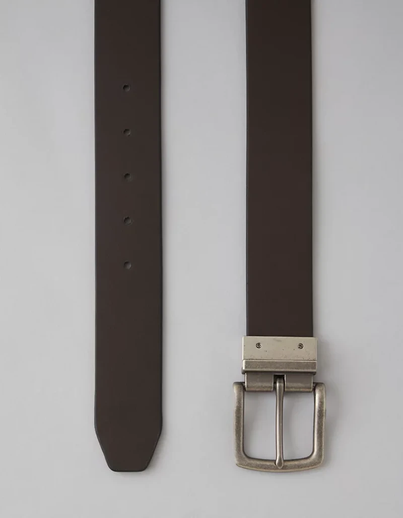 AE Black Leather Belt