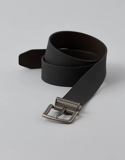 AE Black Leather Belt