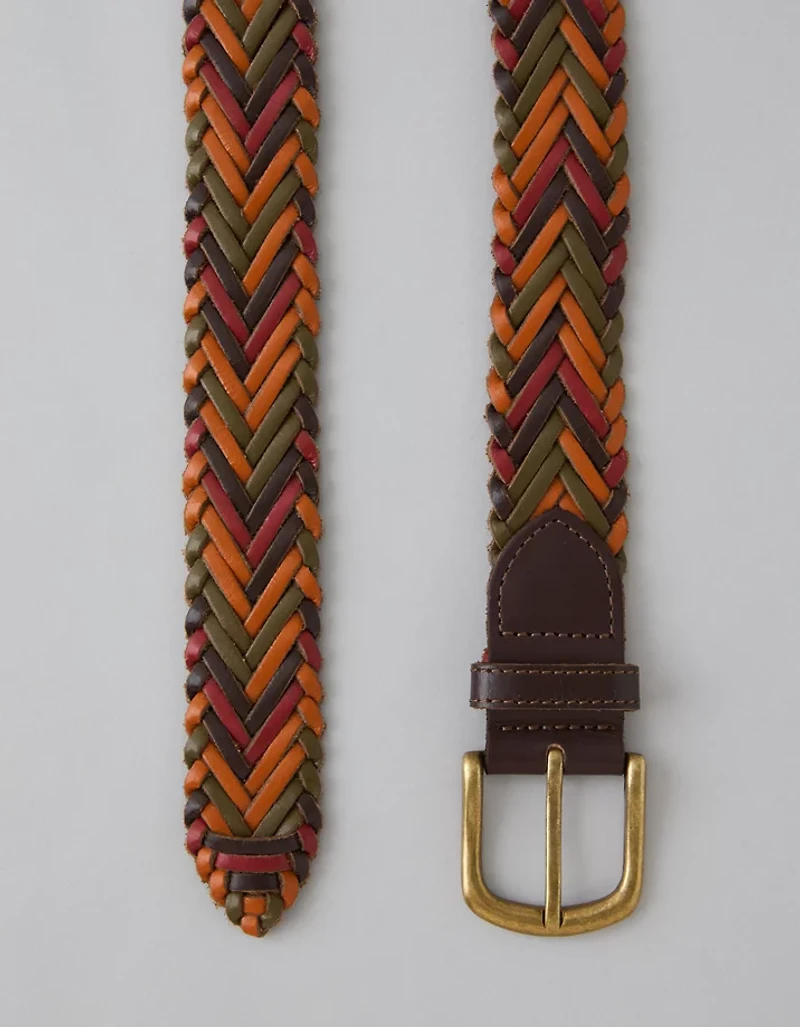 AE Braided Leather Belt