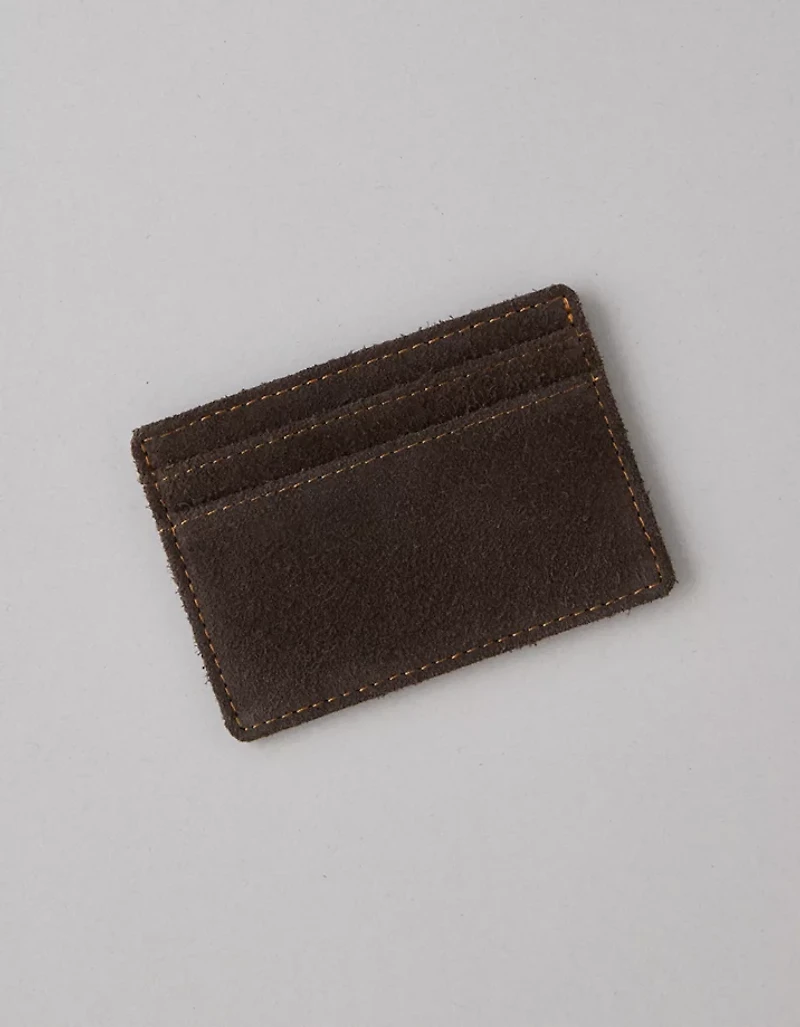AE Leather & Denim Cardholder