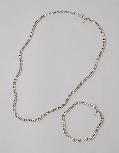 Ensemble avec duo bracelet et collier AEO