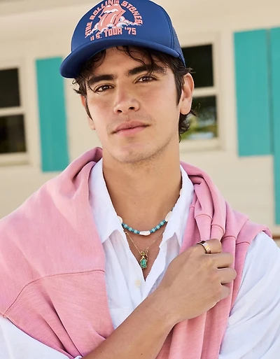 AE Shell & Bead Necklace