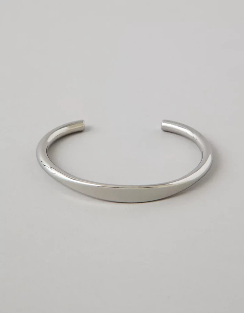 AE Polished Metal Cuff Bracelet