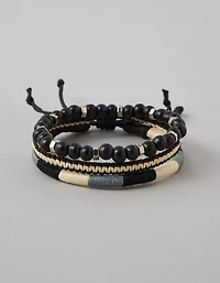 AE Beaded & Braided Bracelet 3-Pack
