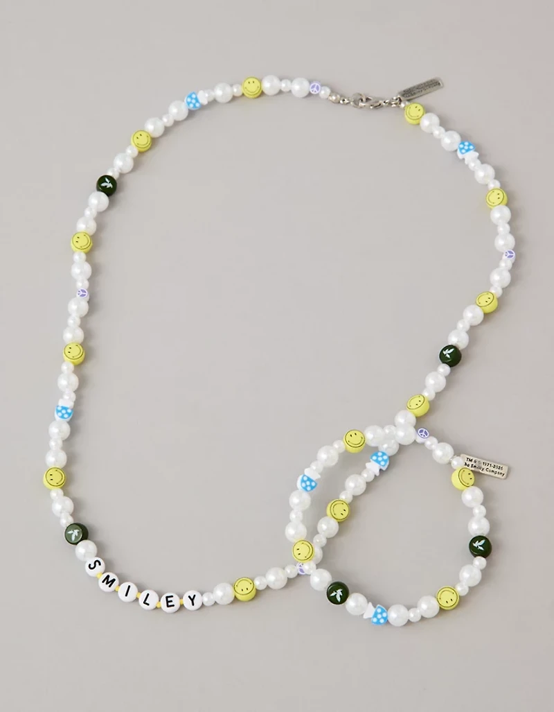 AE | Smiley® Necklace & Bracelet 2-Pack