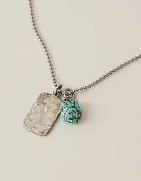 AEO Faux Turquoise Surplus Necklace